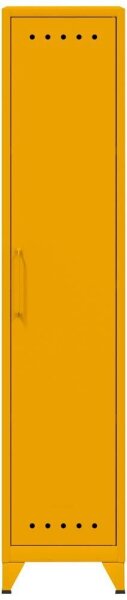 BISLEY Stahlschrank Fern Locker FERLOC3S642 gelb 3 Fachböden 38,0 x 51,0 x 180,0 cm, aufgebaut, 1 St.