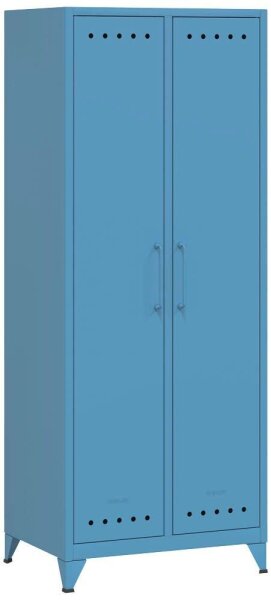 BISLEY Stahlschrank Fern Maxi FERMAX605 blau 1 Fachboden 70,0 x 51,0 x 180,0 cm, aufgebaut, 1 St.