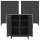 AKTION: BISLEY Sideboards Fern Middle, FERMID634P3 anthrazitgrau 80,0 x 40,0 x 110,0 cm, 3 St.