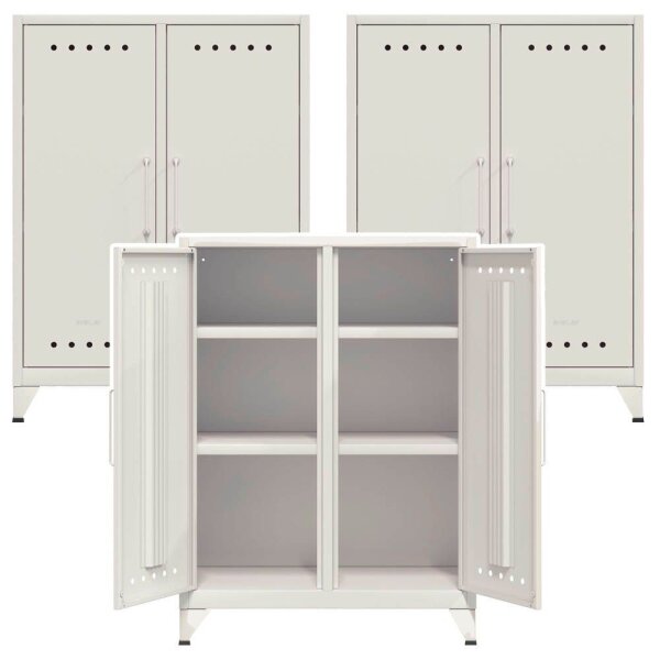 AKTION: BISLEY Sideboards Fern Middle, FERMID696P3 verkehrsweiß 80,0 x 40,0 x 110,0 cm, 3 St.