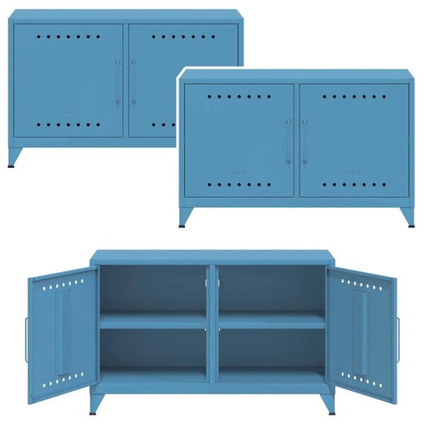 AKTION: BISLEY Sideboards Fern Cabby, FERCAB605P3 blau 114,0 x 40,0 x 72,5 cm, 3 St.