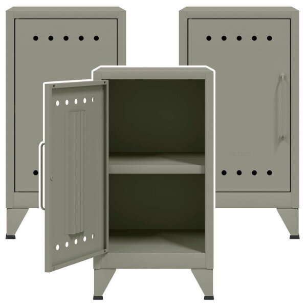 AKTION: BISLEY Stahlschränke Fern Mini FERMINRH645P3 lichtgrau 1 Fachboden 38,0 x 40,0 x 72,5 cm, aufgebaut, 3 St.