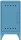 AKTION: BISLEY Stahlschränke Fern Mini FERMINLH605P3 blau 1 Fachboden 38,0 x 40,0 x 72,5 cm, aufgebaut, 3 St.