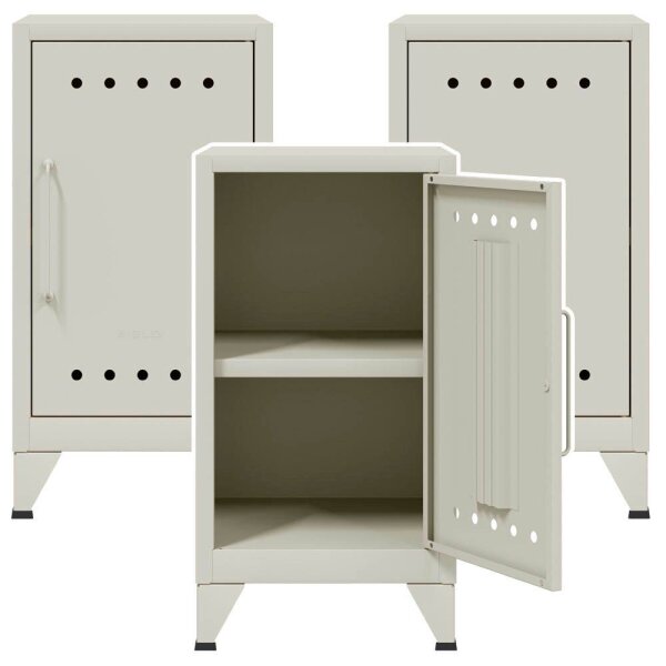 AKTION: BISLEY Stahlschränke Fern Mini FERMINLH696P3 verkehrsweiß 1 Fachboden 38,0 x 40,0 x 72,5 cm, aufgebaut, 3 St.