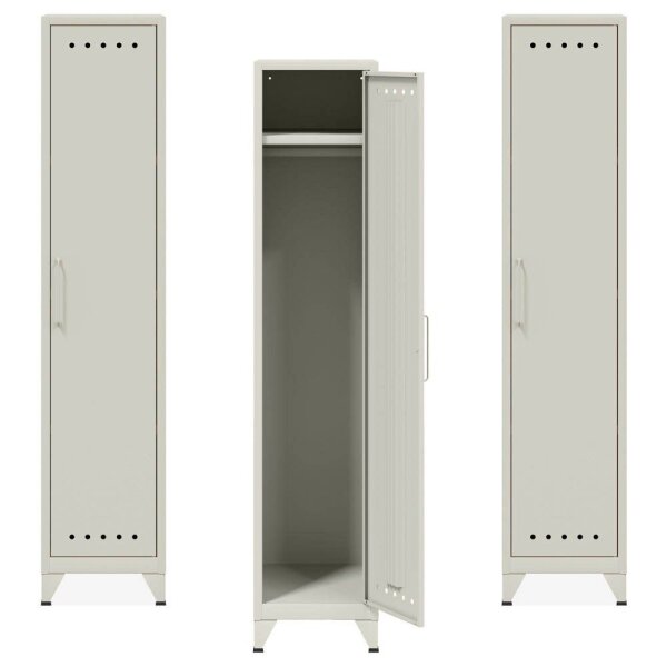 AKTION: BISLEY Stahlschränke Fern Locker FERLOC3S696P3 verkehrsweiß 1 Fachboden 38,0 x 51,0 x 180,0 cm, aufgebaut, 3 St.