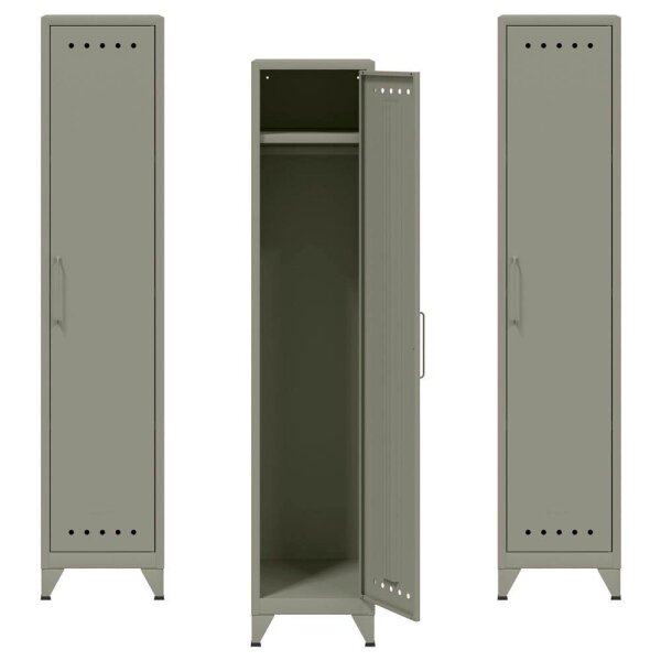 AKTION: BISLEY Stahlschränke Fern Locker FERLOC3S645P3 lichtgrau 1 Fachboden 38,0 x 51,0 x 180,0 cm, aufgebaut, 3 St.