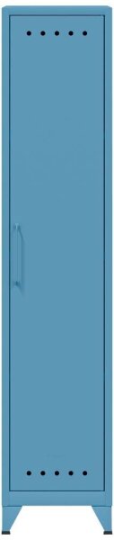 BISLEY Stahlschrank Fern Locker FERLOC3S605 blau 3 Fachböden 38,0 x 51,0 x 180,0 cm, aufgebaut, 1 St.