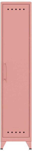 BISLEY Stahlschrank Fern Locker FERLOC3S620 pastelpink 3 Fachböden 38,0 x 51,0 x 180,0 cm, aufgebaut, 1 St.
