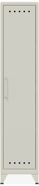 BISLEY Stahlschrank Fern Locker FERLOC696 verkehrsweiß 1 Fachboden 38,0 x 51,0 x 180,0 cm, aufgebaut, 1 St.