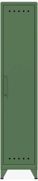 BISLEY Stahlschrank Fern Locker FERLOC623 olivgrün 1 Fachboden 38,0 x 51,0 x 180,0 cm, aufgebaut, 1 St.