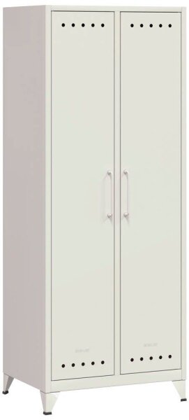 BISLEY Stahlschrank Fern Maxi FERMAX696 verkehrsweiß 1 Fachboden 70,0 x 51,0 x 180,0 cm, aufgebaut, 1 St.
