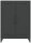 BISLEY Sideboard Fern Middle, FERMID634 anthrazitgrau 80,0 x 40,0 x 110,0 cm, 1 St.