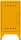 BISLEY Stahlschrank Fern Mini FERMINRH642 gelb 1 Fachboden 38,0 x 40,0 x 72,5 cm, aufgebaut, 1 St.