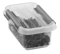sunware Q-line Aufbewahrungsbox 0,5 l transparent 15,0 x 10,0 x 6,3 cm, 1 St.