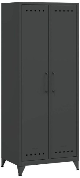 BISLEY Stahlschrank Fern Maxi FERMAX634 anthrazitgrau 1 Fachboden 70,0 x 51,0 x 180,0 cm, aufgebaut, 1 St.