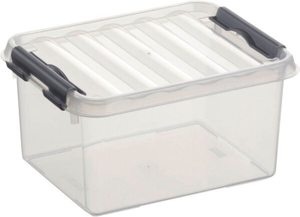 sunware Q-line Aufbewahrungsbox 2,0 l transparent 20,0 x 15,0 x 10,0 cm, 1 St.