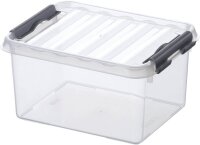 sunware Q-line Aufbewahrungsbox 2,0 l transparent 20,0 x...