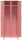 BISLEY Stahlschrank Fern Maxi FERMAX620 pastelpink 1 Fachboden 70,0 x 51,0 x 180,0 cm, aufgebaut, 1 St.