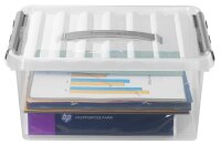 sunware Q-line Aufbewahrungsbox 15,0 l transparent 40,0 x 30,0 x 18,0 cm, 1 St.