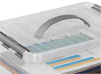 sunware Q-line Aufbewahrungsbox 15,0 l transparent 40,0 x 30,0 x 18,0 cm, 1 St.