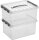 sunware Q-line Aufbewahrungsbox 15,0 l transparent 40,0 x 30,0 x 18,0 cm, 1 St.