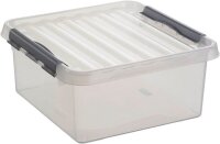 sunware Q-line Aufbewahrungsbox 18,0 l transparent 37,8 x...