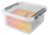 sunware Q-line Aufbewahrungsbox 18,0 l transparent 37,8 x...