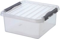 sunware Q-line Aufbewahrungsbox 18,0 l transparent 37,8 x 39,5 x 18,0 cm, 1 St.