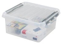 sunware Q-line Aufbewahrungsbox 18,0 l transparent 37,8 x 39,5 x 18,0 cm, 1 St.
