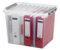 sunware Q-line Aufbewahrungsbox 52,0 l transparent 50,0 x 40,0 x 38,0 cm, 1 St.