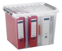 sunware Q-line Aufbewahrungsbox 52,0 l transparent 50,0 x 40,0 x 38,0 cm, 1 St.