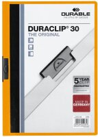 DURABLE Klemmhefter DURACLIP orange, 25 St.