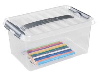 sunware Q-line Aufbewahrungsbox 6,0 l transparent 30,0 x 20,0 x 14,0 cm, 1 St.