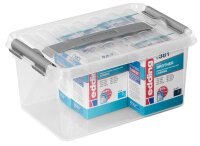 sunware Q-line Aufbewahrungsbox 6,0 l transparent 30,0 x 20,0 x 14,0 cm, 1 St.
