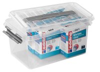 sunware Q-line Aufbewahrungsbox 6,0 l transparent 30,0 x 20,0 x 14,0 cm, 1 St.