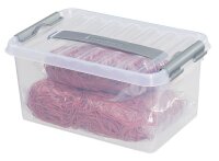 sunware Q-line Aufbewahrungsbox 6,0 l transparent 30,0 x 20,0 x 14,0 cm, 1 St.