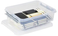 sunware Q-line Aufbewahrungsbox 10,0 l transparent 40,0 x 30,0 x 12,0 cm, 1 St.