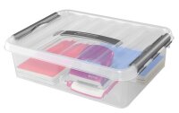 sunware Q-line Aufbewahrungsbox 10,0 l transparent 40,0 x 30,0 x 12,0 cm, 1 St.