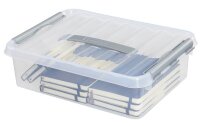 sunware Q-line Aufbewahrungsbox 10,0 l transparent 40,0 x 30,0 x 12,0 cm, 1 St.