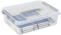 sunware Q-line Aufbewahrungsbox 10,0 l transparent 40,0 x 30,0 x 12,0 cm, 1 St.