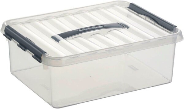 sunware Q-line Aufbewahrungsbox 12,0 l transparent 40,0 x 30,0 x 14,0 cm, 1 St.