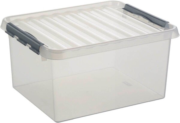 sunware Q-line Aufbewahrungsbox 36,0 l transparent 50,0 x 40,0 x 25,5 cm, 1 St.