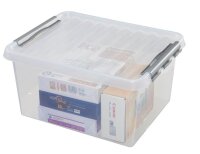 sunware Q-line Aufbewahrungsbox 36,0 l transparent 50,0 x 40,0 x 25,5 cm, 1 St.