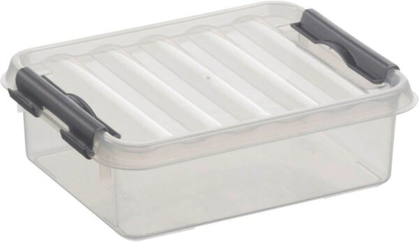 sunware Q-line Aufbewahrungsbox 1,0 l transparent 20,0 x 15,0 x 6,0 cm, 1 St.