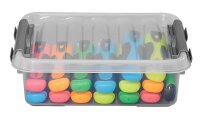 sunware Q-line Aufbewahrungsbox 1,0 l transparent 20,0 x 15,0 x 6,0 cm, 1 St.