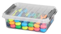 sunware Q-line Aufbewahrungsbox 1,0 l transparent 20,0 x 15,0 x 6,0 cm, 1 St.