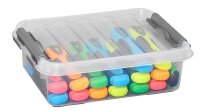 sunware Q-line Aufbewahrungsbox 1,0 l transparent 20,0 x 15,0 x 6,0 cm, 1 St.
