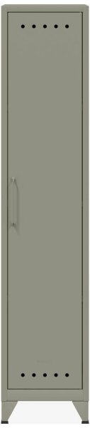 BISLEY Stahlschrank Fern Locker FERLOC645 lichtgrau 1 Fachboden 38,0 x 51,0 x 180,0 cm, aufgebaut, 1 St.