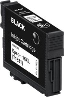 KMP E141 schwarz Druckerpatrone kompatibel zu EPSON 16XL / T1631XL
