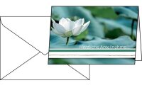SIGEL Trauerkarten Water Lily DS103 DIN A6, 10 St.